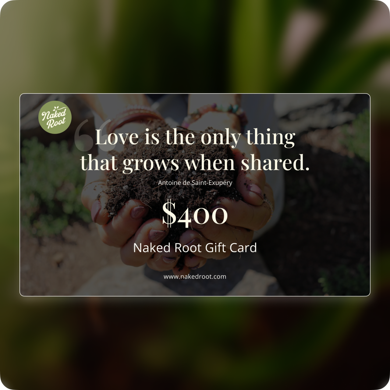 Naked Root Gift Card