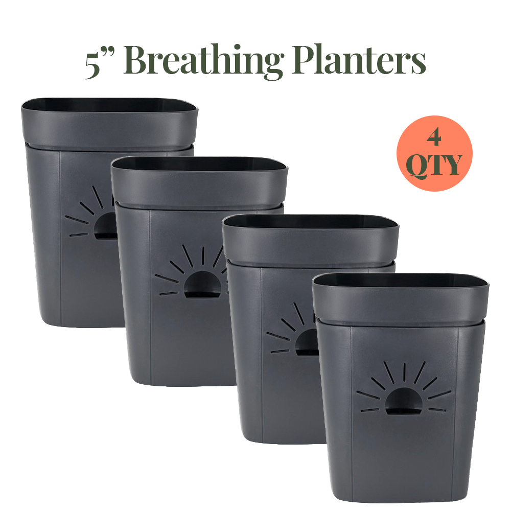 5-Inch "Breathing" Planter