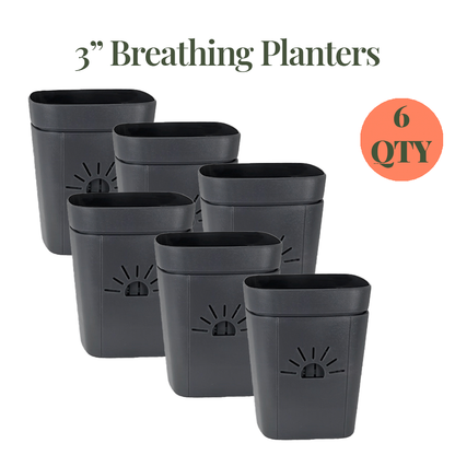 3-Inch "Breathing" Planter