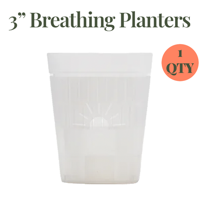 3-Inch "Breathing" Planter