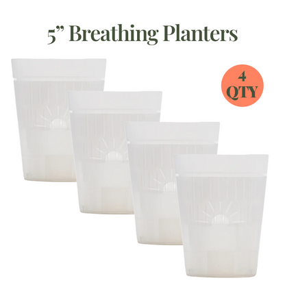 5-Inch "Breathing" Planter