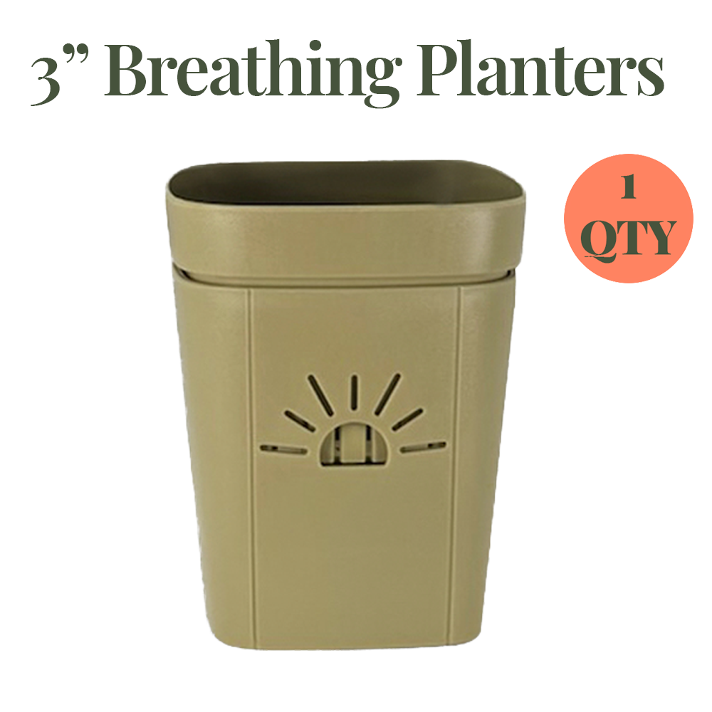 3-Inch "Breathing" Planter