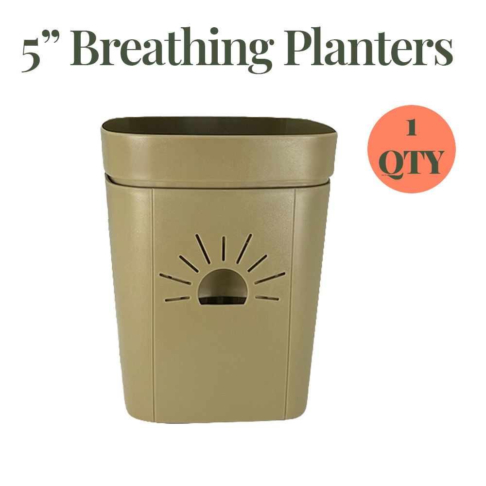 5-Inch "Breathing" Planter