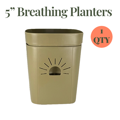 5-Inch "Breathing" Planter