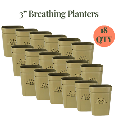 3-Inch "Breathing" Planter