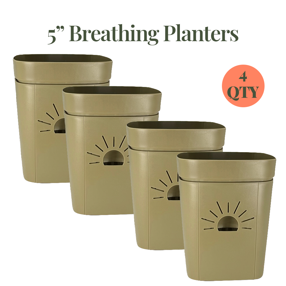 5-Inch "Breathing" Planter