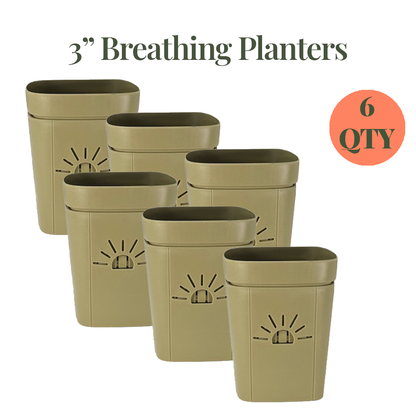 3-Inch "Breathing" Planter