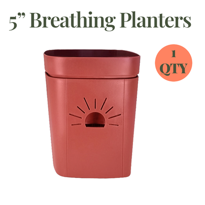 5-Inch "Breathing" Planter