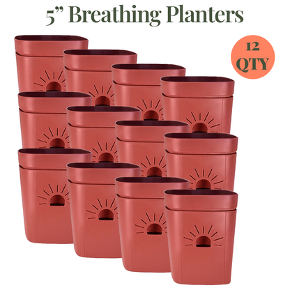 5-Inch "Breathing" Planter