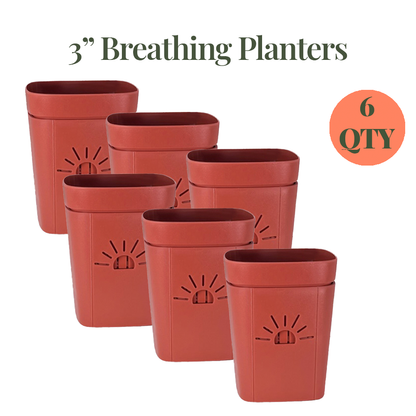 3-Inch "Breathing" Planter