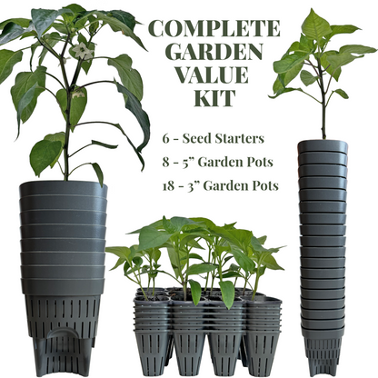 Root Pruning Garden Pot Starter Kit