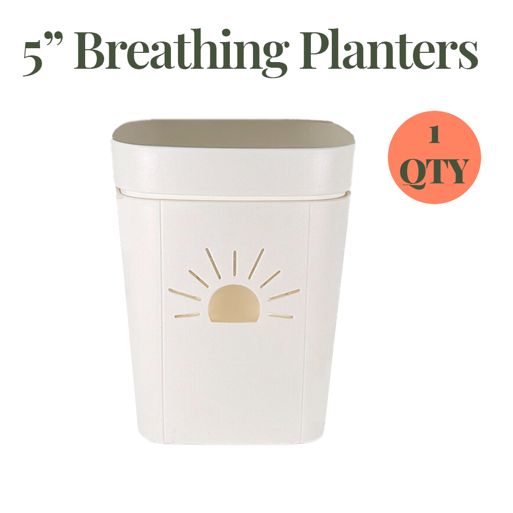 5-Inch "Breathing" Planter