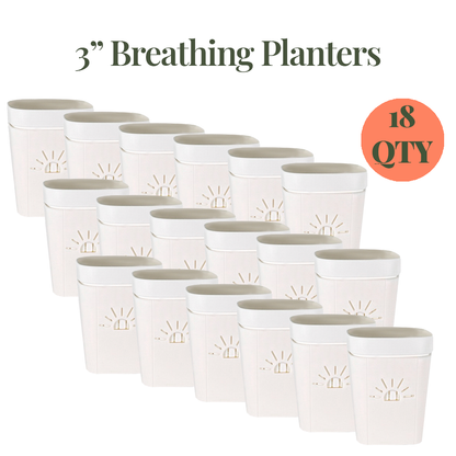 3-Inch "Breathing" Planter